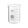 Vaso de precipitados de vidrio universal, de perfil bajo, resistente a altas temperaturas y espesado, de vidrio experimental, de alta escala GG-17, para productos químicos.