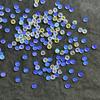 Unhas azul lágrimas fosco broca nova branco oval gota broca combinação usar decoração de unha atacado