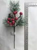 Fornecimento direto da fábrica de acessórios de decoração de Natal e Ano Novo, acessórios para casamento, faça você mesmo, galhos de frutas e flores de Natal