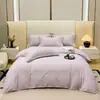 2026 Novo Bestseller Outono/Inverno Confortável Amigo da Pele 100% Algodão Escovado Conjunto de Cama de Quatro Peças Conjunto de Cama 100% Algodão Resistente ao Desgaste