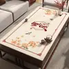 Nuevo mantel de mesa de té estilo chino, a prueba de aceite e impermeable, mantel de mesa de comedor lavable, mantel doméstico aislante del calor, mantel protector de escritorio resistente a altas temperaturas