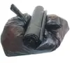 Saco de lixo preto de boca chata 100 * 120cm (40 g/peça, 500 peças/peça, material de PE de Grau I)