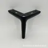 Pata de sofá semicírculo pequeño de borde recto más vendida pata de cama pata de armario pata de soporte de metal