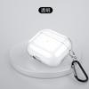 Capa de Fone de Ouvido Apple Airpods3 Transparente TPU Capa Protetora para Fones de Ouvido Airpods3
