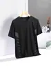 Venta Directa de Fábrica Ropa de Trabajo para Hombre Barata Holgada Talla Grande Malla Transpirable Casual Deportiva Camiseta de Manga Corta