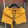 Calças Trimestrais Masculinas Verão Calça de Praia Estilo Coreano Calça Tripla Shorts de secagem rápida Candy-color Loose Thin Trendy Sports Shorts