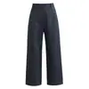 Pantalones Rectos de Nueve Puntos Simples para Commute Pequeño de Xin Ge para Mujer Cubren Cadera Cintura Alta Estilo Básico Estilo Otoño Pantalones de Suministro para Transmisión en Vivo