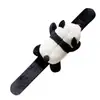 Linda diadema de panda tridimensional, banda para el pelo de cara de animal de dibujos animados, horquilla de broche de muñeca de felpa, tocado infantil, femenino