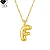 Ka Manqi Joyería Apilada Nueva Transfronteriza Simple y Personalizada Collar de Oro con 26 Letras Exclusivo de Tk Jewelry en Amazon