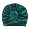 Gorro tipo pullover para niños europeos y americanos de terciopelo coreano, sombrero de dona, gorro de terciopelo dorado para bebé para otoño e invierno, gorro de bola, gorro indio