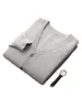 Cárdigan de lana pura 2026 otoño e invierno para hombre, cuello en V, camiseta base de capa de aire, chaqueta cálida casual de negocios para mediana edad