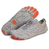 Zapatos Antideslizantes para Travesía de Ríos al Aire Libre Transfronterizos, Zapatos para Senderismo y Vadeo, Zapatos de Cinco Dedos Transpirables de Secado Rápido para Playa, Zapatos para Camping en Montaña
