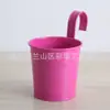 Macetas Colgantes de Metal Transfronterizas con Ganchos para Balcón de Casa, Cubos Pequeños para Flores, Macetas Colgantes de Jardín