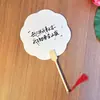 Leque especial de pintura a tinta para laca de branqueamento leque grande de laca padrão de pintura chinesa tradicional diy pincel de caligrafia antiga caractere com imagem leque de laca de branqueamento