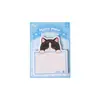 Notas Adhesivas con Forma de Gato Lindo de Dibujos Animados Notas Adhesivas de Alto Valor para Estudiantes Planificador de Mensajes Notas Adhesivas Reutilizables