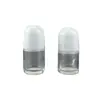 Botella de Vidrio Transparente con Ruedita de 20ml con Tapa Ovalada, Botella Roll-On para Perfume Engrosada, Botella de Recarga para Desodorante Antitranspirante, En Stock en Guangzhou