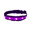 Collar LED Impermeable para Mascotas Transfronterizo Recargable por USB Collar Luminoso para Perros Malla Bicolor Cuello de Perro Pelo Dorado Antiperdida por la Noche