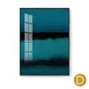 Mark Roscoe pintura decorativa de porche moderno blanco y negro estilo industrial versión vertical pintura de hotel pasillo pasillo abstracto