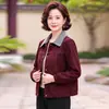 2026 Chaqueta Corta Elegante Estilo Vaquero con Solapa Nueva para Mujer Ropa para Madres Versátil Adelgazante Rejuvenecedor Top Casual