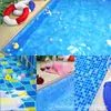 Película Plástica para Piscina Impermeable y Antideslizante PVC Engrosado Mosaico Liner para Piscina Estructura de Acero Personalizable Piscina de Construcción Piscina