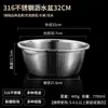Cesta Drenadora de Acero Inoxidable al por Mayor, Colador Grueso para Cocina Doméstica, Juego de Recipientes para Lavar Arroz y Filtrar Agua