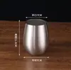Acero inoxidable 304 Deju acero inoxidable taza de agua ZACK taza para beber taza para enjuague bucal anticaída taza para agua fría