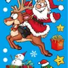 Novos adesivos estáticos de Natal 2024 adesivos de vidro adesivos estáticos removíveis adesivos combinados de Natal adesivos de janela decorações de Natal