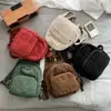 Mochila de veludo 602 tecido macio qualidade excelente estabilidade do cliente