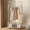 Arara de chão para quarto, varanda móvel, sala de estar da casa, varal de roupas moderno e luxuoso, cabide simples