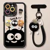 Funda para Teléfono Móvil Apple 16Promax 15Pro Lindo Briquetas 14 Cuero con Correa 13 Nuevo Estilo 12 Todo Incluido 11 Juegos