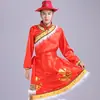 Nuevo Disfraz de Minoría Étnica Disfraz de Performance de Danza Mongol Bata Mongol para Hombre Adulto Disfraz de Escenario del Tíbet