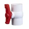 Válvula de bola de PVC interruptor de válvula enchufe cuerpo redondo Válvula de bola accesorios para suministro de agua 20 25 32 40 50 63 75 110