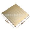 Base dorada para pastel 4/6/8/10/12/14 gruesa impermeable a prueba de aceite redonda cuadrada junta para pastel de queso