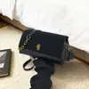 Bolso Texturizado con Cierre para Mujer 2025 Lujo Accesible Invierno Casual Nuevo Bolso de Hombro de Moda Cadena Moda Bolso Cruzado Retro