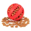 Pelota dispensadora de premios de sandía Juguete de pelota para mascotas Pelota de comida para perros Pelota masticable para perros Pelota de goma para limpieza de dientes de perro Juguete para mascotas