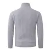 2026 Otoño Invierno Nuevo Suéter Cardigan Simple con Cuello Alto para Hombre Tejido Moda Juvenil Chaqueta Casual