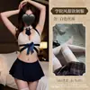 Lencería Sexy, Uniforme JK de Campus Estilo Nuevo, Atuendo para Citas, No Necesita Quitarse, Atuendo Apasionado Descarado de Tentación para la Cama, Pijama