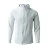 ¡Textura de gofre! Sudadera con capucha, cárdigan, chaqueta corta, casual, a la moda, elegante, transpirable y ligera para hombre