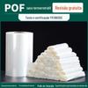 Amostra grátis de saco termoencolhível pof em estoque filme termoencolhível atacado embalagem de filme termoencolhível filme plástico saco termoencolhível pof