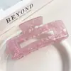 Pinza para el pelo con forma de tiburón Berphia Magic Mermaid Ji de Corea del Sur, grande, con imitación de ácido acético, para la nuca de mujer