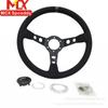 Volante p5 modificado para coche caliente transfronterizo cuero 14 pulgadas 350MM carreras cóncavo lijado cuero