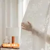 Pantalla de Ventana Francesa Simple Hermosa Romántica Mariposa Rosa Hueca Balcón Dormitorio Sala de Estar Cortina de Gasa Cortina Opaca hjd