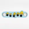 En stock Pegatinas para medir la temperatura de la frente de niños, dibujos animados, pegatinas de temperatura para el hogar, pegatinas de temperatura de la frente de color LCD con dibujos animados que cambian de color