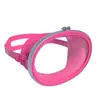 Espejo de Pesca de Vidrio de Alta Definición Equipo de Máscara de Buceo de Acero Inoxidable Gafas de Natación para Miopía Máscara Sambo de Marco Grande para Snorkel