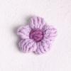 Broche feito à mão em malha Puff Flower Hyun Estilo elegante Acessórios de renda Gancho de mão Tecido Flor Acessórios de roupas Acessórios