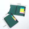 Set de Cuadernos Gruesos A6 con Papel Kraft para Promociones y Publicidad Corporativa, Notas Adhesivas Reutilizables, Cuaderno, Cuaderno en Espiral
