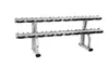 Rack de Armazenamento para Equipamentos de Ginástica, Rack de Halteres de Três Níveis, Rack de Supino para Uso Doméstico, Três Pares, Seis Pares, Dez Pares, Suporte de Rack Comercial