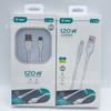 Totalmente Compatível com Cabo de Dados de Carregamento Rápido de 120W, Cabo de Carregamento Rápido de Alta Elasticidade, Adequado para Cabo de Dados de Telefone Celular Apple, Huawei, Oppo