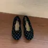 Zapatos Planos Franceses de Lunares Zapatos Únicos Zapatos de Mujer 2026 Primavera/Otoño Zapatos Wanwan Suaves Zapatos de Ballet Zapatos Planos