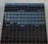 Pacote de Adesivos Decorativos Mosaico de Aço Inoxidável Metal Prata Escovado Superfície Espelhada para Pilares Balcões de Bar Paredes de Fundo de Restaurante
